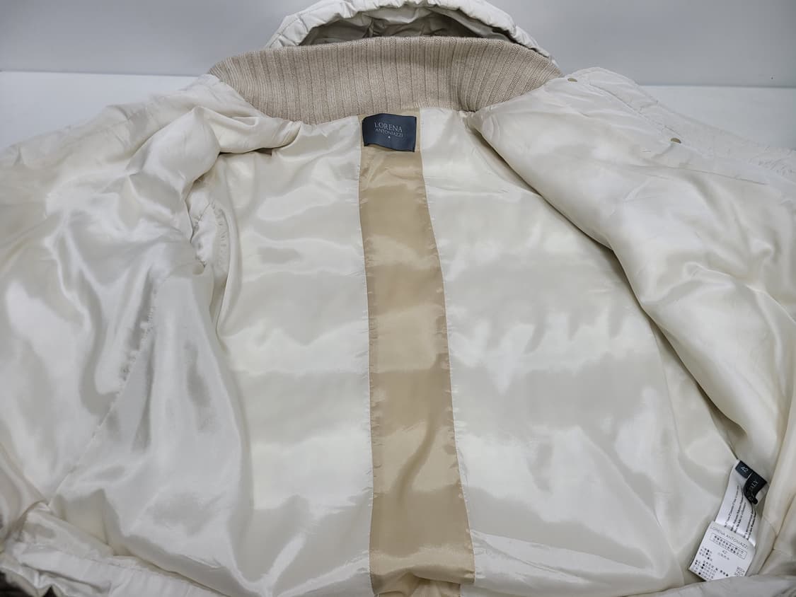 로레나 안토니아찌 니트 배색 오버핏 후드 패딩 자켓 / 여 42 (90) 상품이미지8