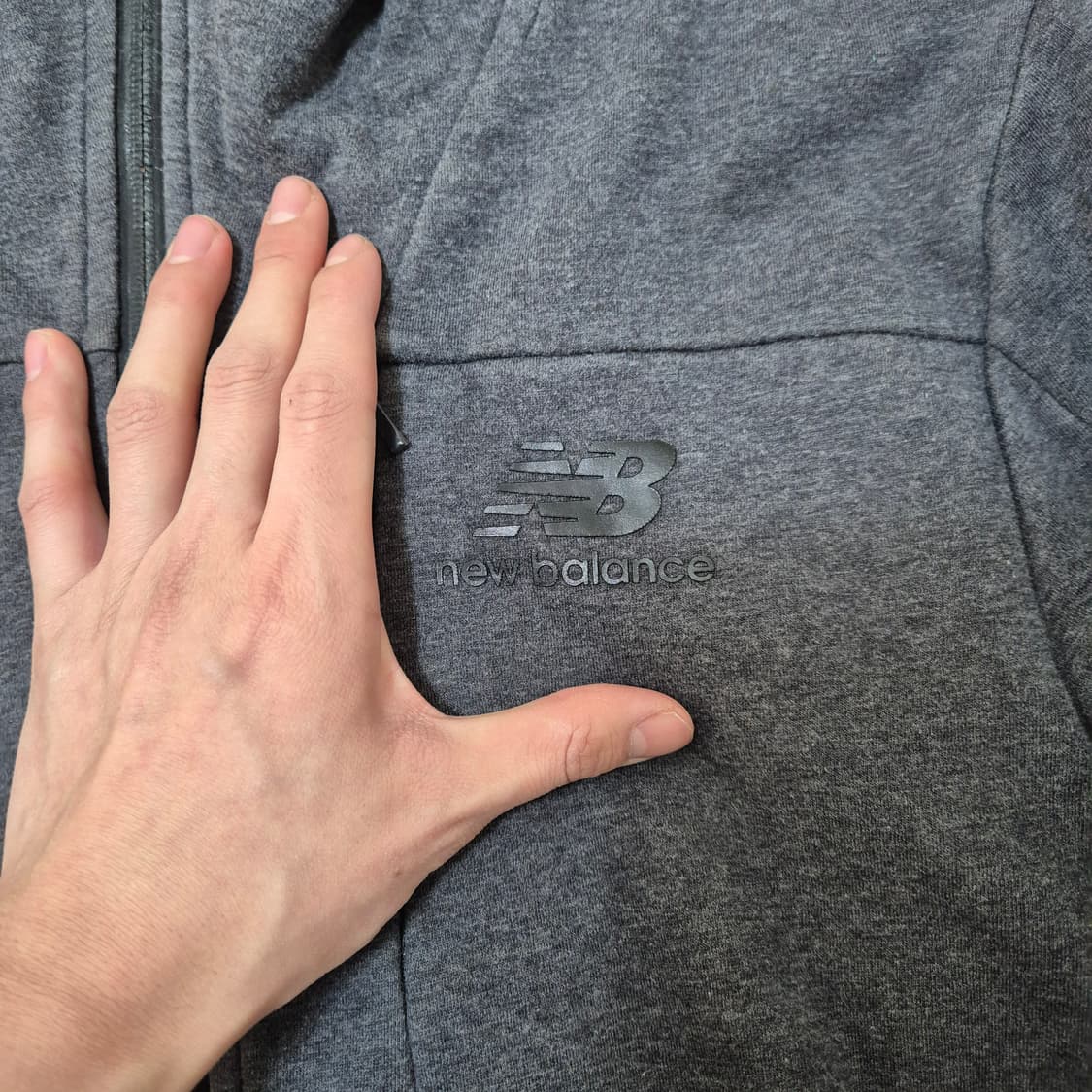 뉴발란스 스포츠 스판 후드집업 M(95) 상품이미지4