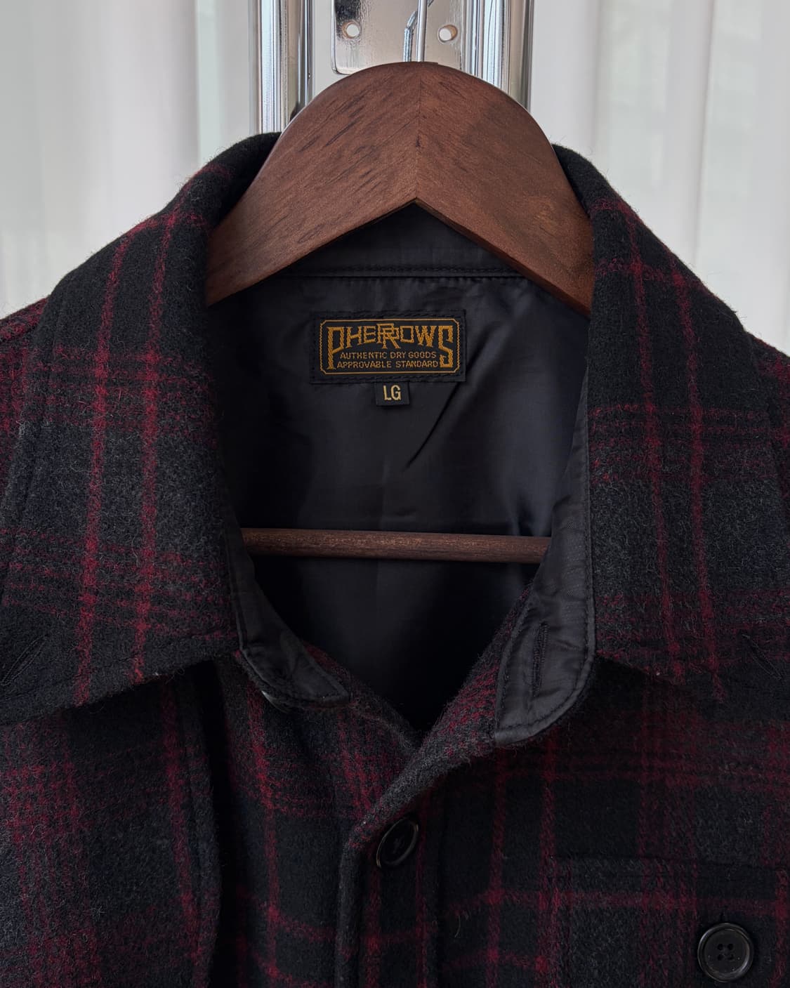 [L]페로우즈 Pherrow's 헌팅 울 셔츠 자켓 상품이미지7