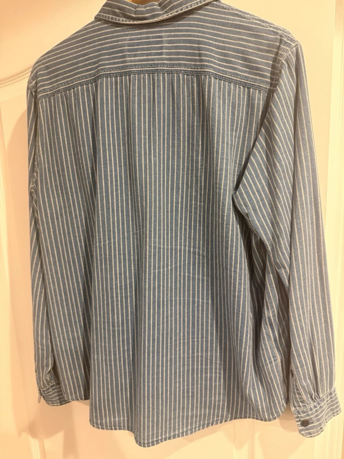 L 폴로 랄프로렌 인디고 스트라이프 워크셔츠 상품이미지4