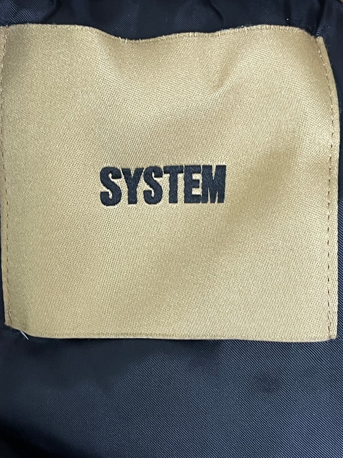 System  시스템 블랙 MA-1 항공점퍼 100사이즈 상품이미지5