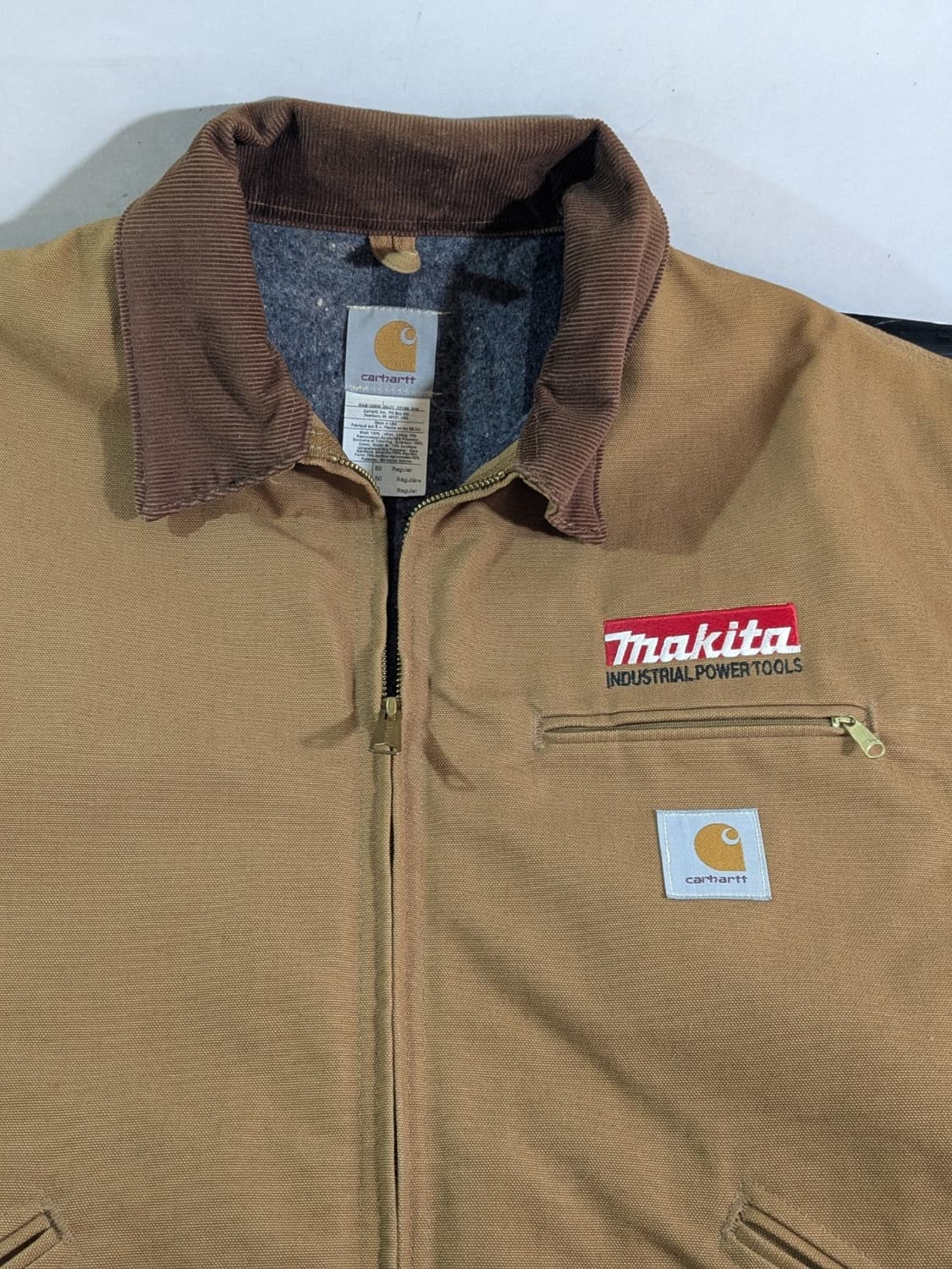 칼하트 J01 디트로이트 커스텀 자켓 브라운 상품이미지2