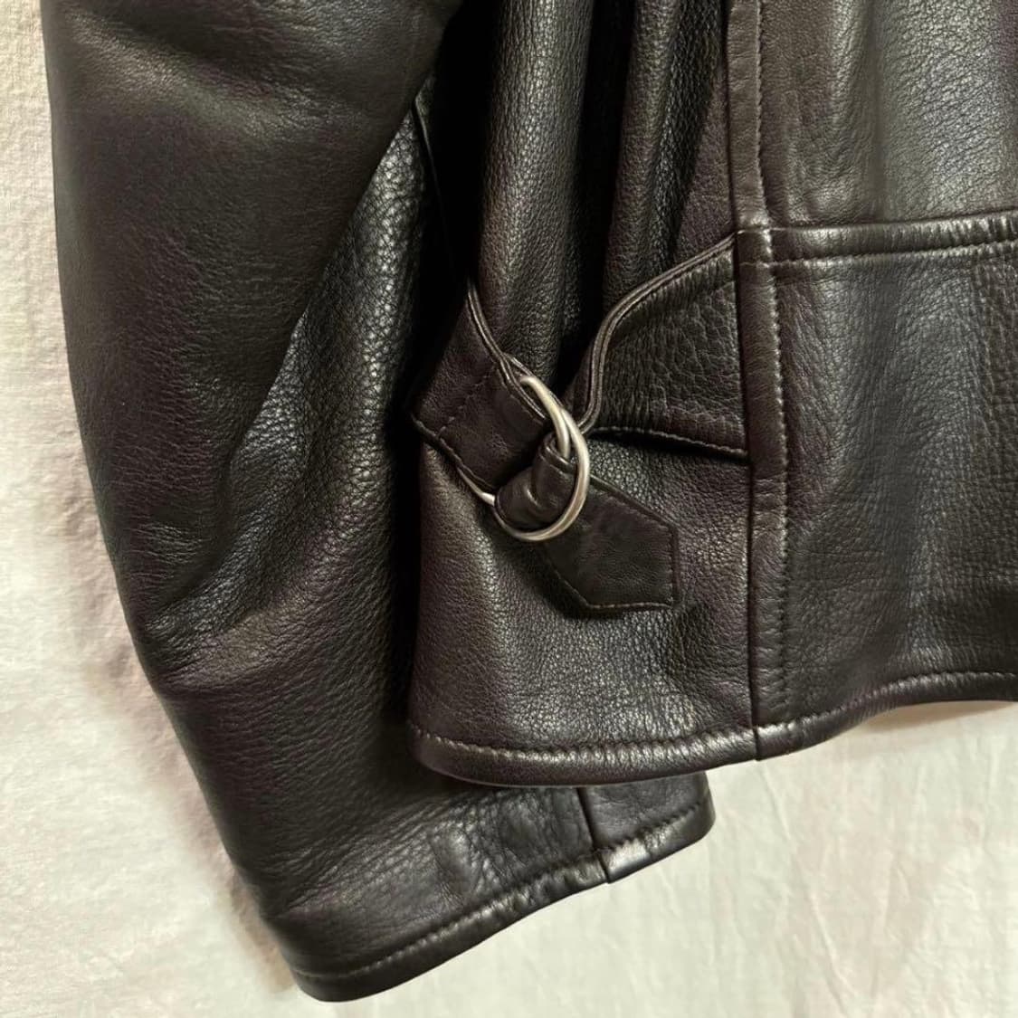 22aw lamb leather short zip jkt 상품이미지6