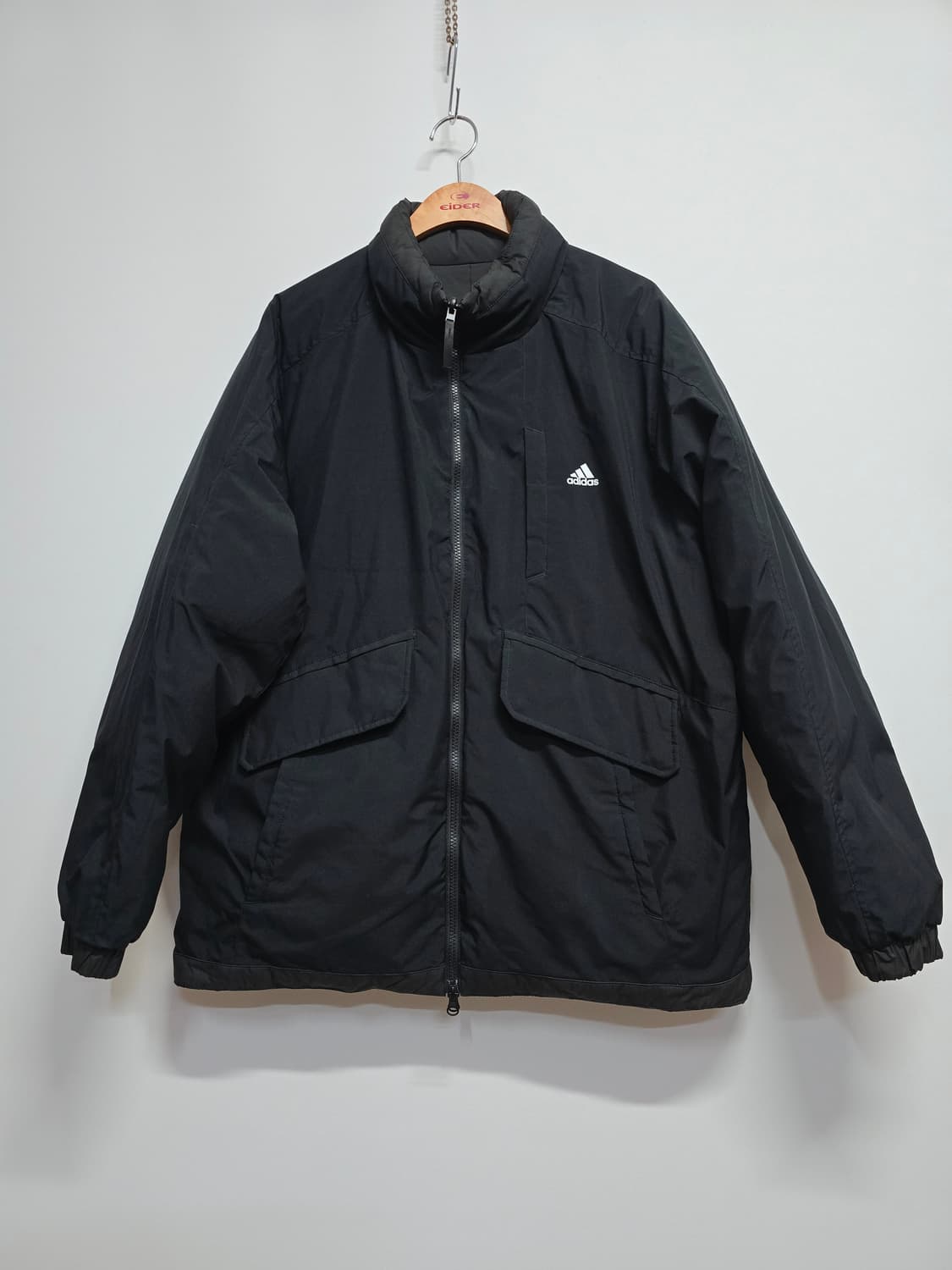 아디다스 다운패딩 블랙 리버시블 상품이미지6