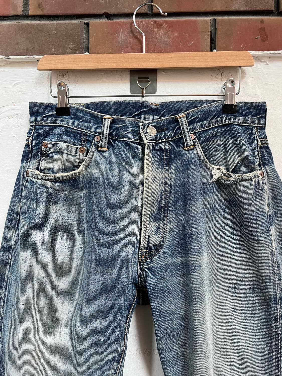 Sewing chop 샐비지 데님 진 W31 상품이미지2