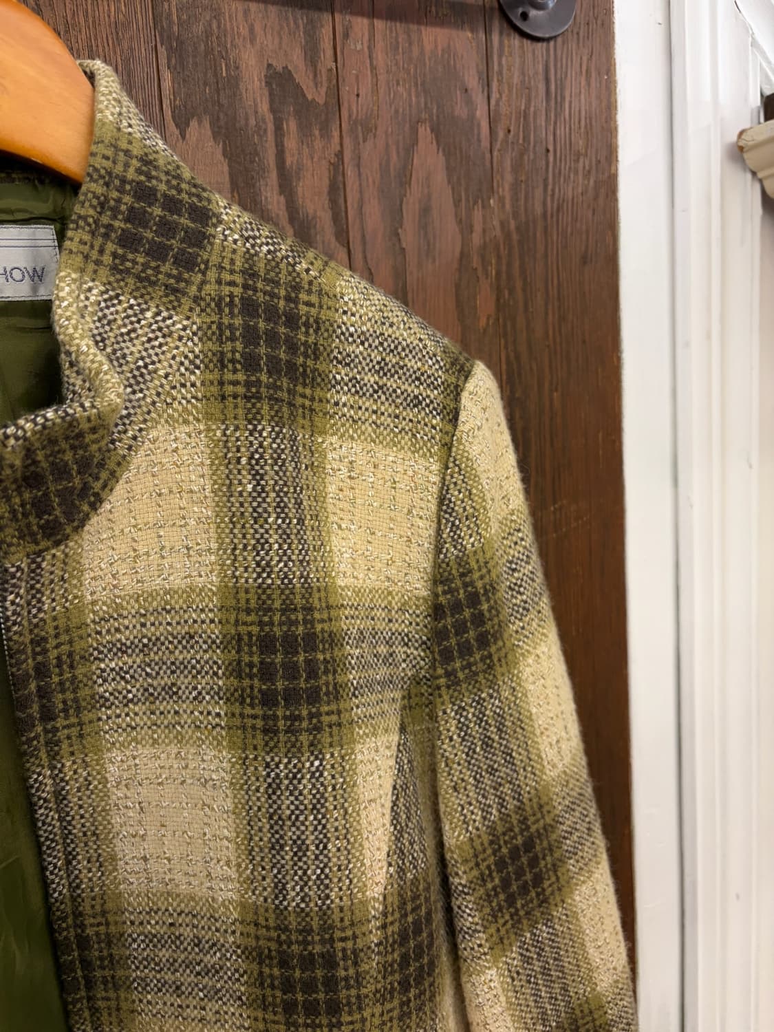 빈티지 체크 집업자켓 상품이미지5