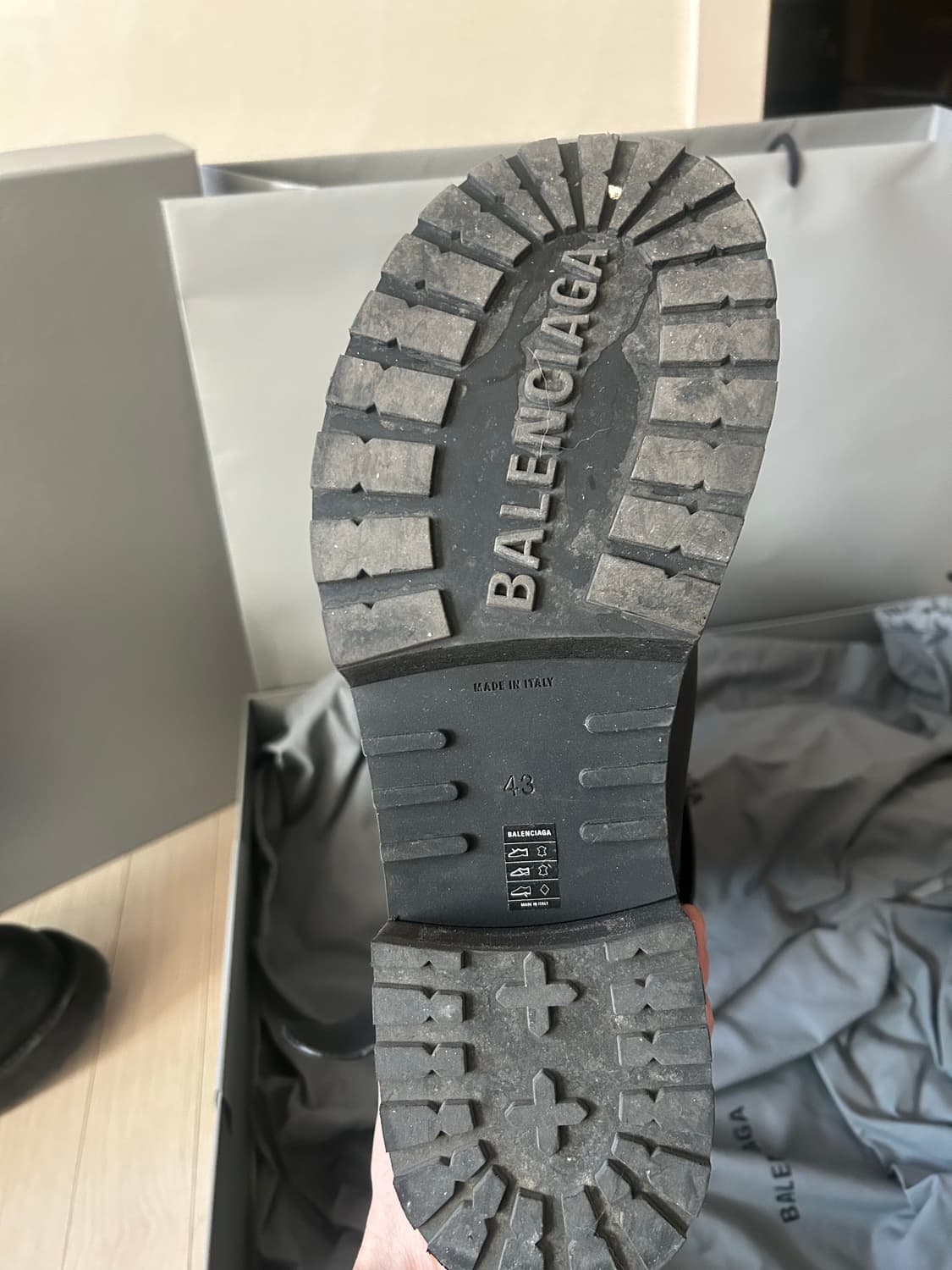 발렌시아가 베놈 부츠 하이 43 상품이미지3