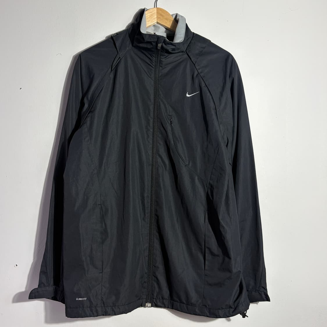 나이키 빈티지 블랙 기능성 바람막이 자켓 상품이미지1