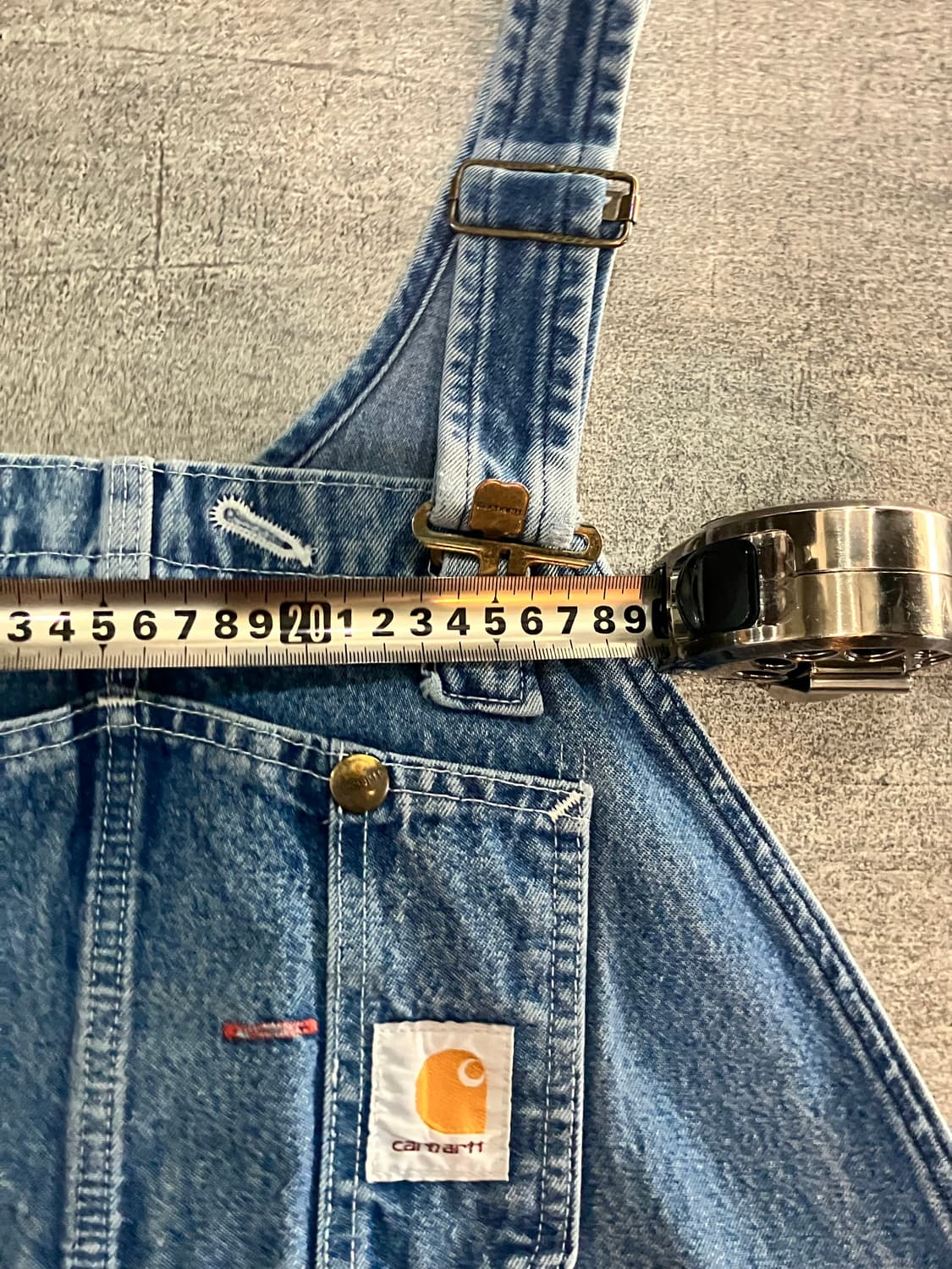 Carhartt 칼하트 올드스쿨스트릿 아메카지 서스펜스 데님멜빵팬츠 상품이미지2