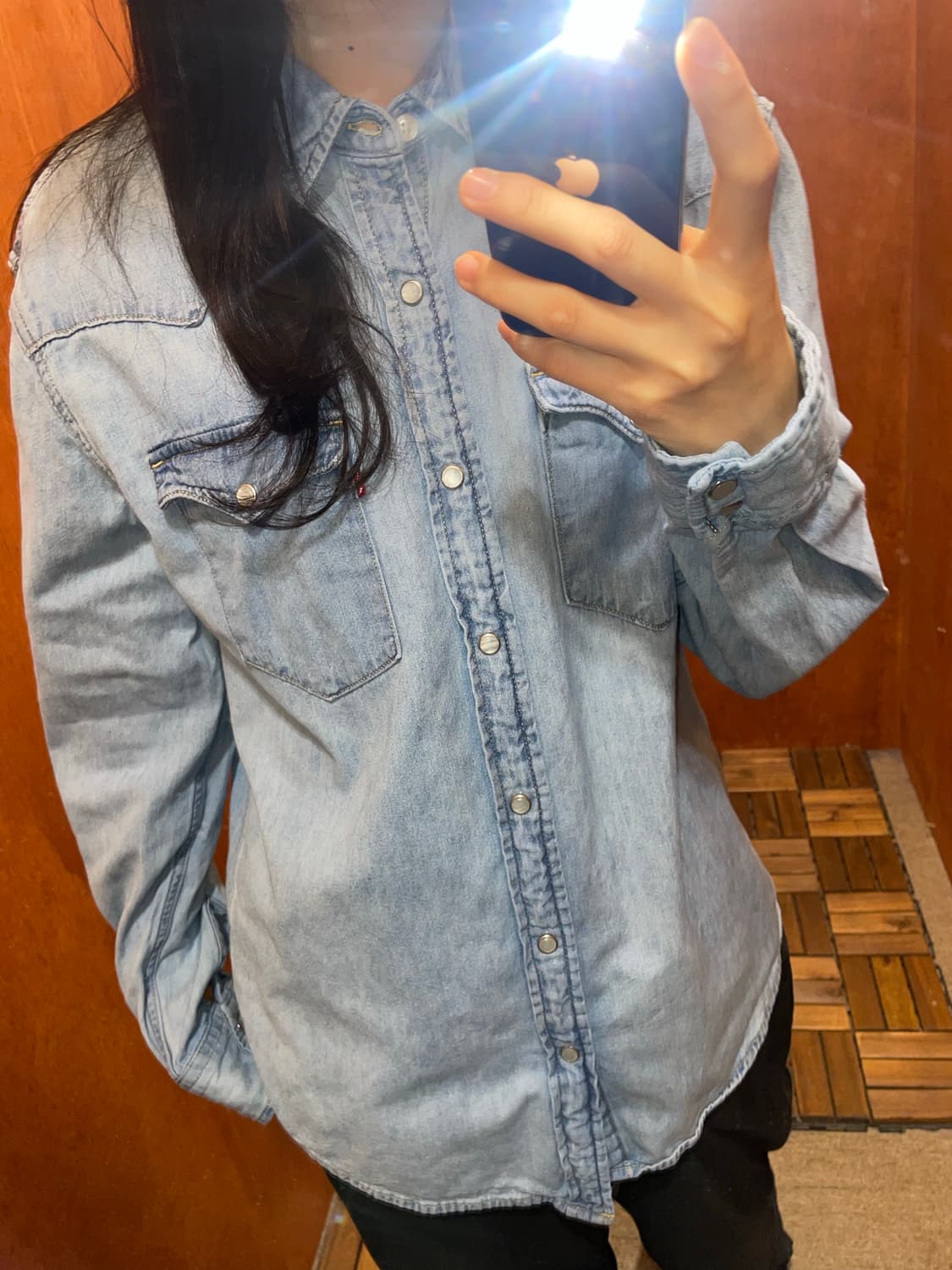 (M) Levi's 리바이스 코튼 데님 셔츠 상품이미지2