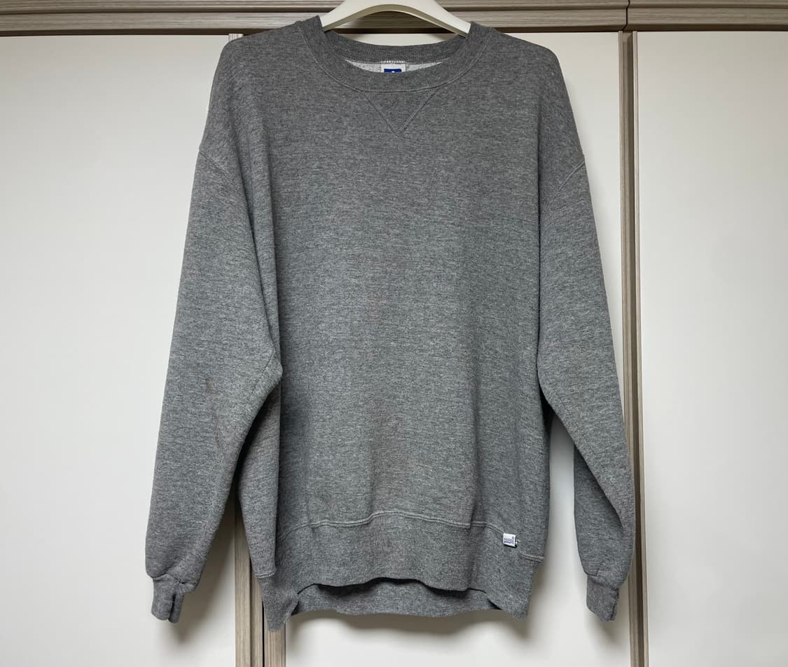 [L] 90s russell usa 러셀 스웻셔츠 그레이 상품이미지1