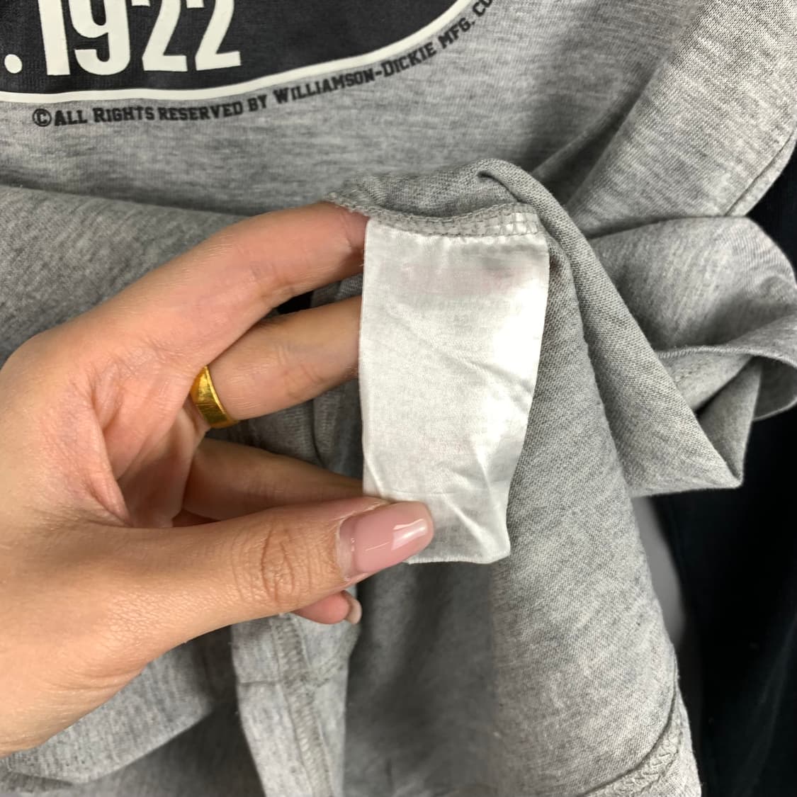 디키즈 y2k 와투케 나그랑 배색 롱슬리브 긴팔티 상품이미지6