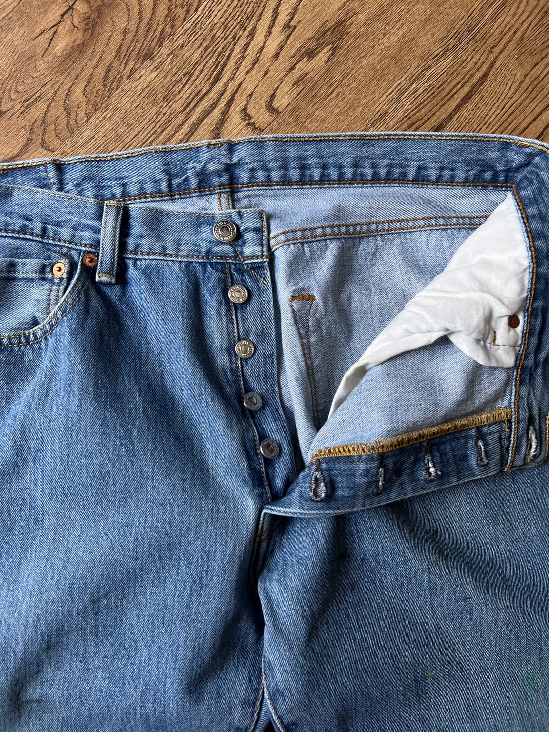 [36]리바이스 501 블랭크탭 빈티지 페인팅 스트레이트 데님 팬츠 상품이미지3