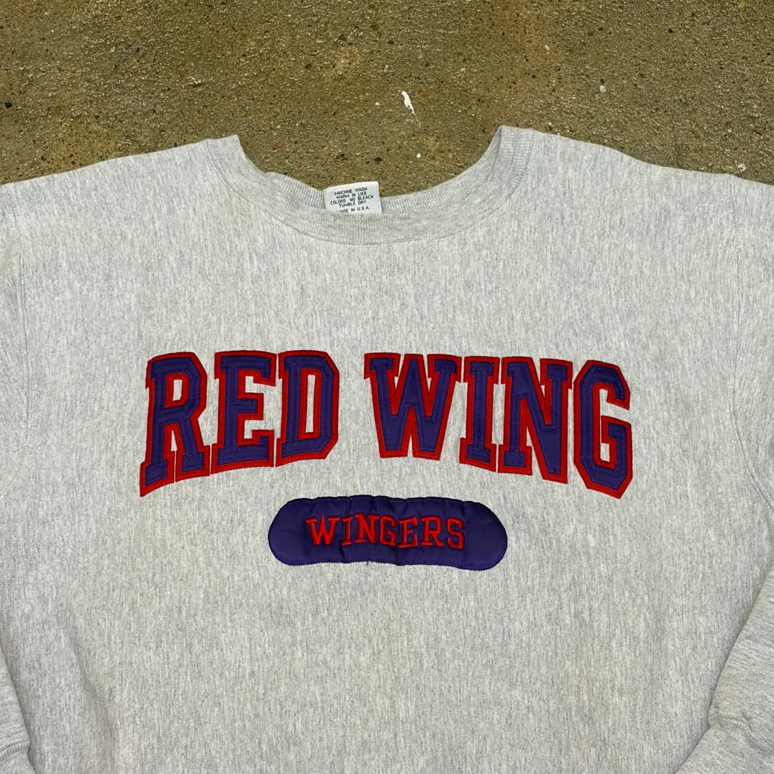 새상품급 90s Made in USA 빈티지 레드윙 리버스위브 맨투맨 상품이미지3