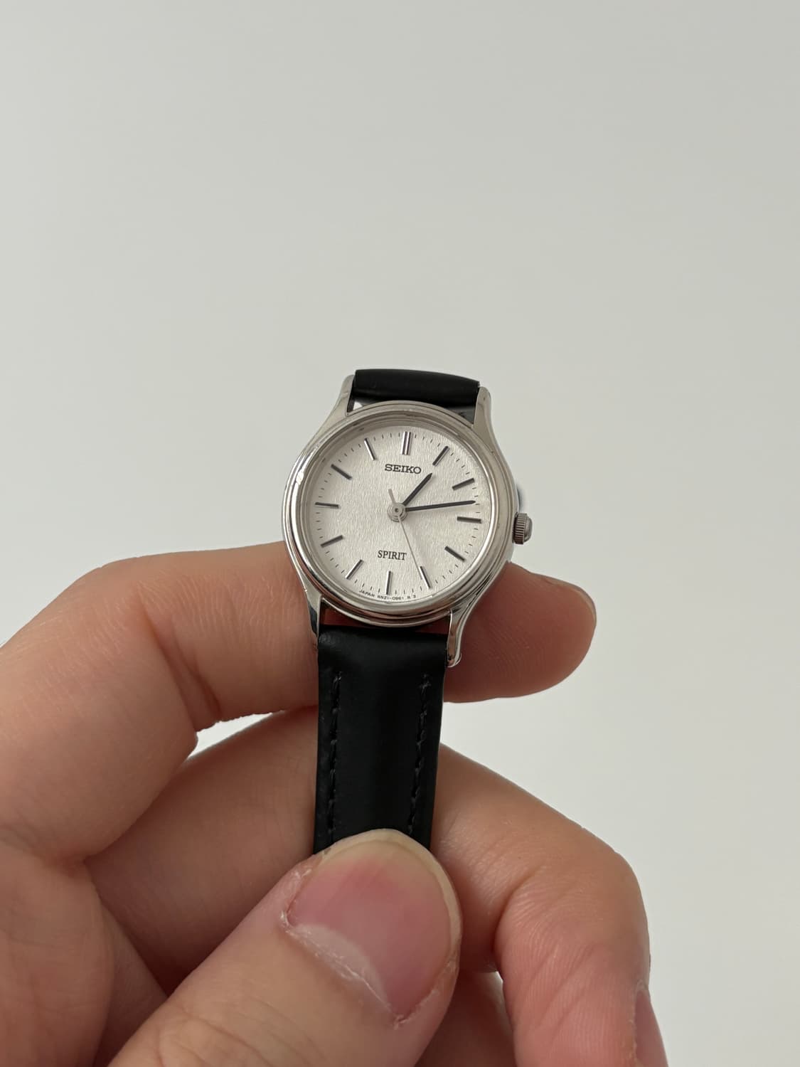 90s spirit snow dial silver ladies quart 상품이미지1