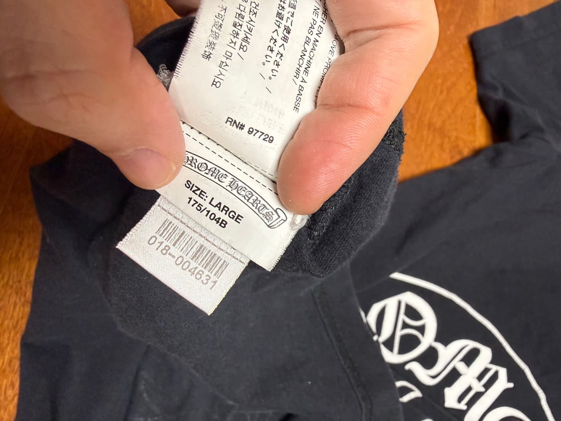 크롬하츠 홀스슈 반팔 티셔츠 상품이미지5