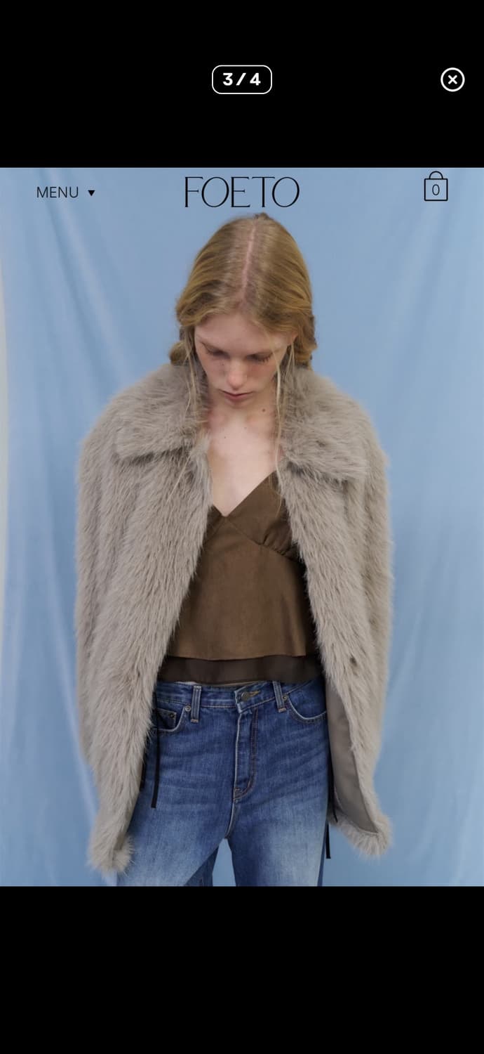 포에토 퍼 자켓 판매합니다  상품이미지2