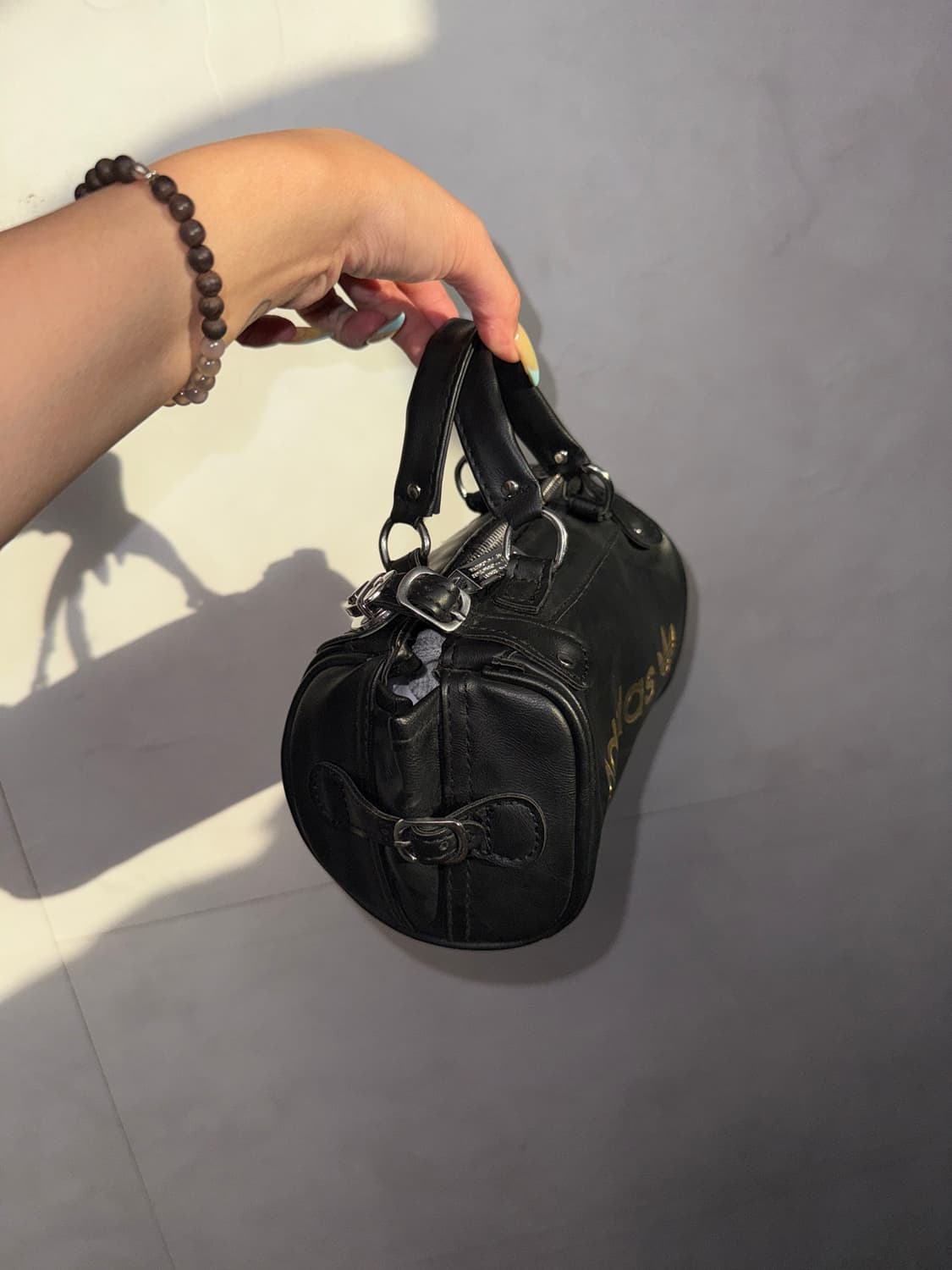 Adidas black gold buckle mini boston bag 상품이미지3