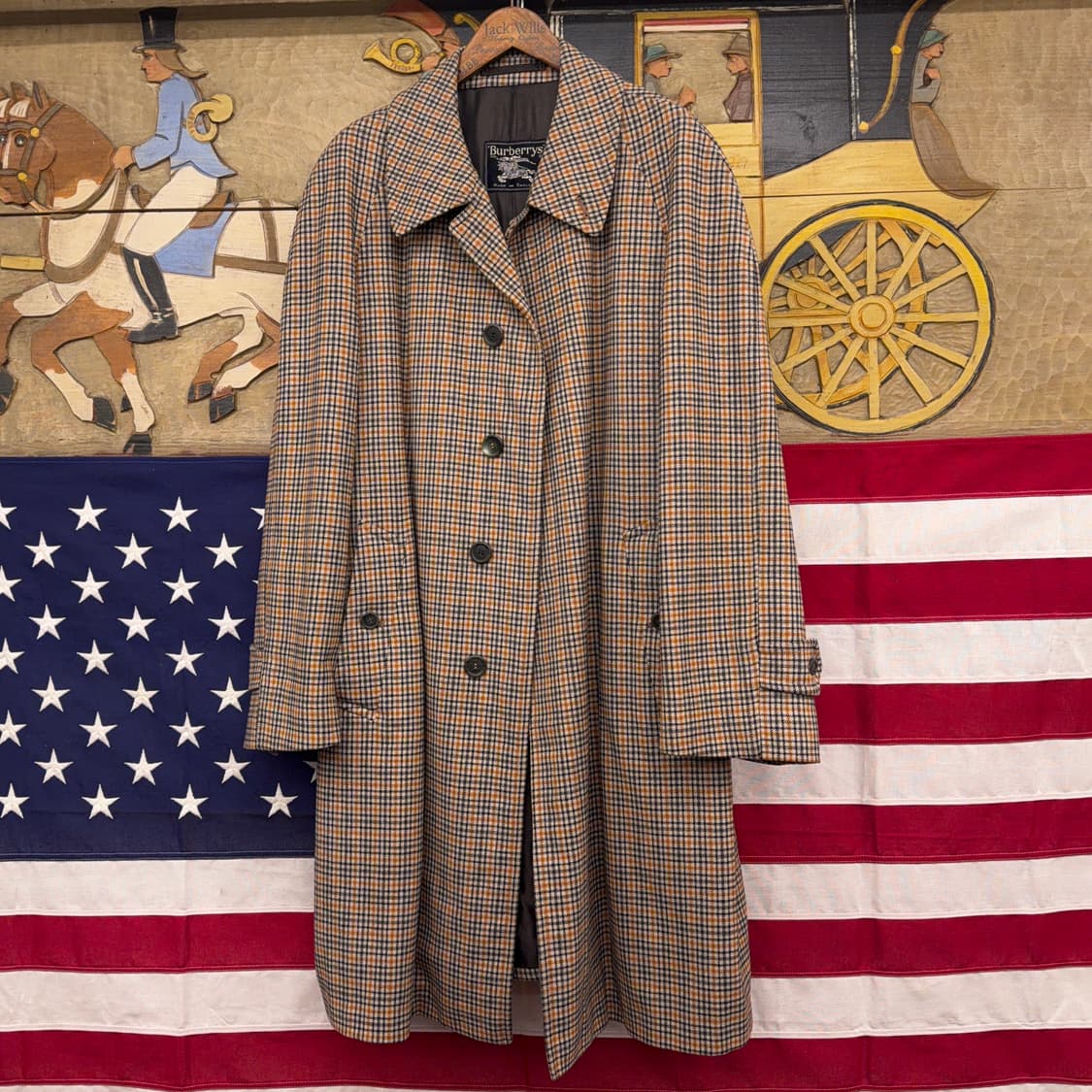 버버리 80s 오리지널 영국제 발마칸 코트 상품이미지1