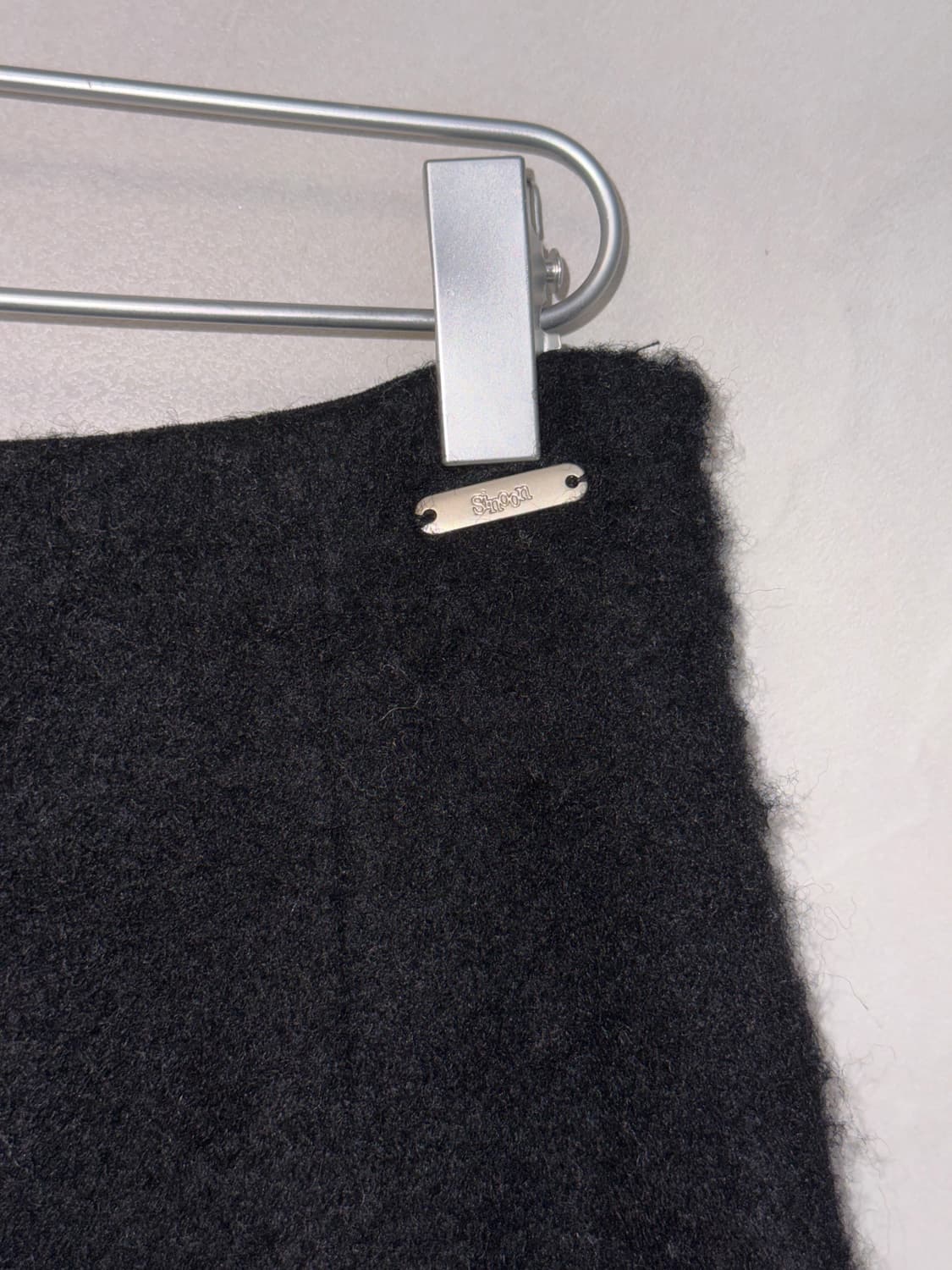 Sinoon black boucle midi skirt 상품이미지2