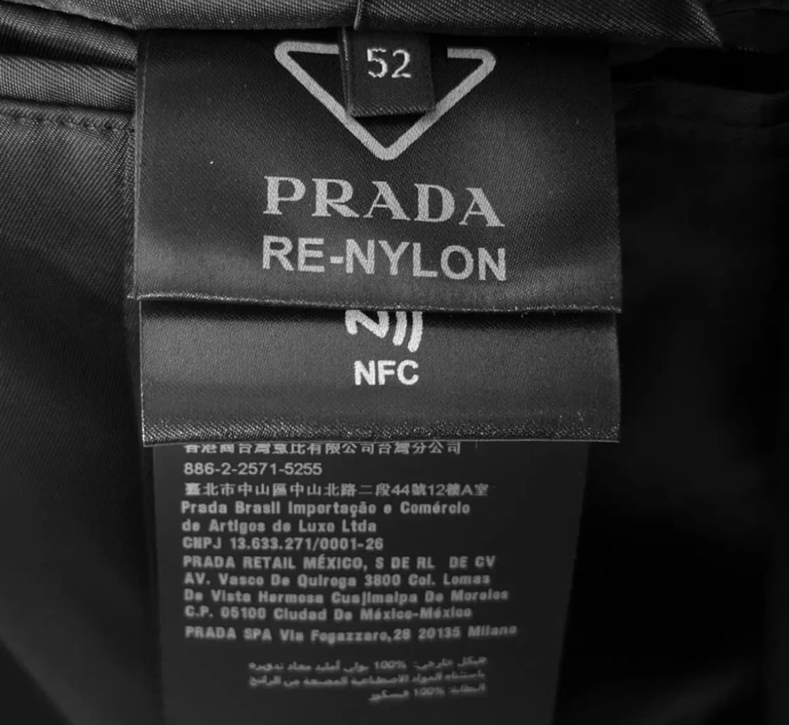 프라다 리나일론 남성 자켓 블랙 52(105,xl) 블레이저 상품이미지8