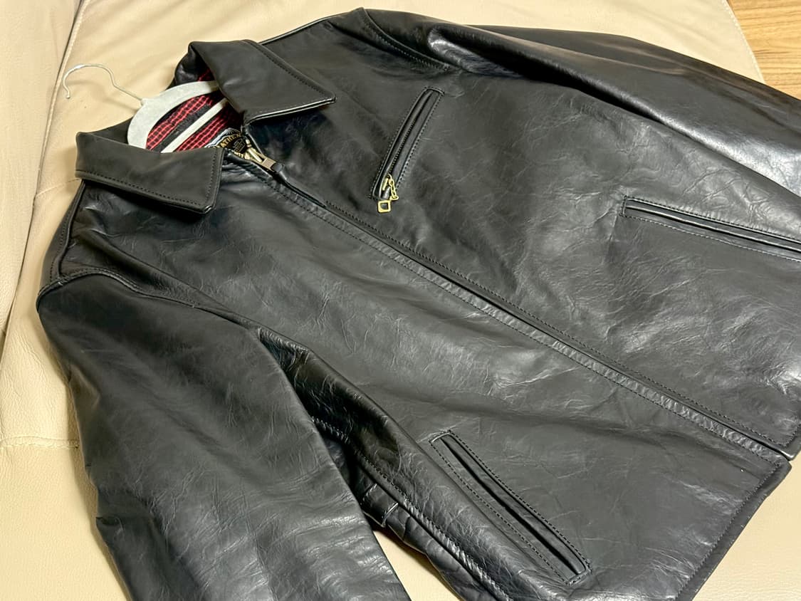 HORSEHIDE(흑심 말가죽) 가죽자켓 저렴히 판매합니다. 상품이미지3