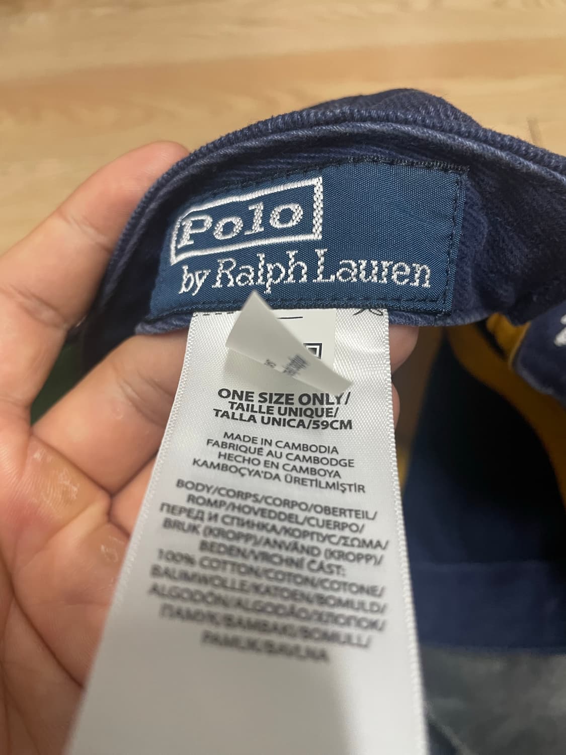 폴로 아플리케 트윌 볼캡(네이비) 상품이미지6