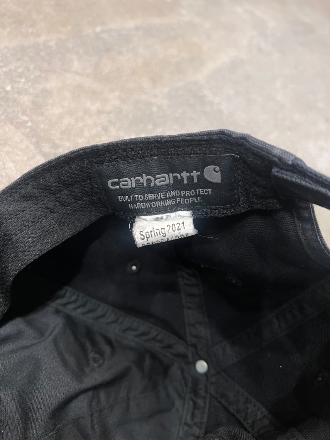 칼하트 캡 블랙 상품이미지3