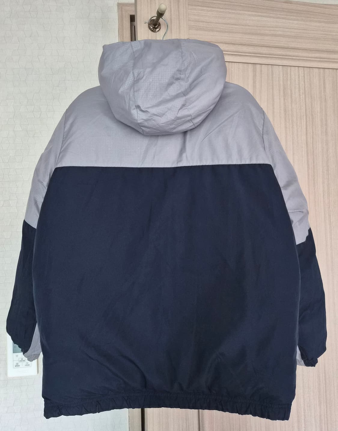 나이키 네이비X그레이 리버시블 패딩 상품이미지7