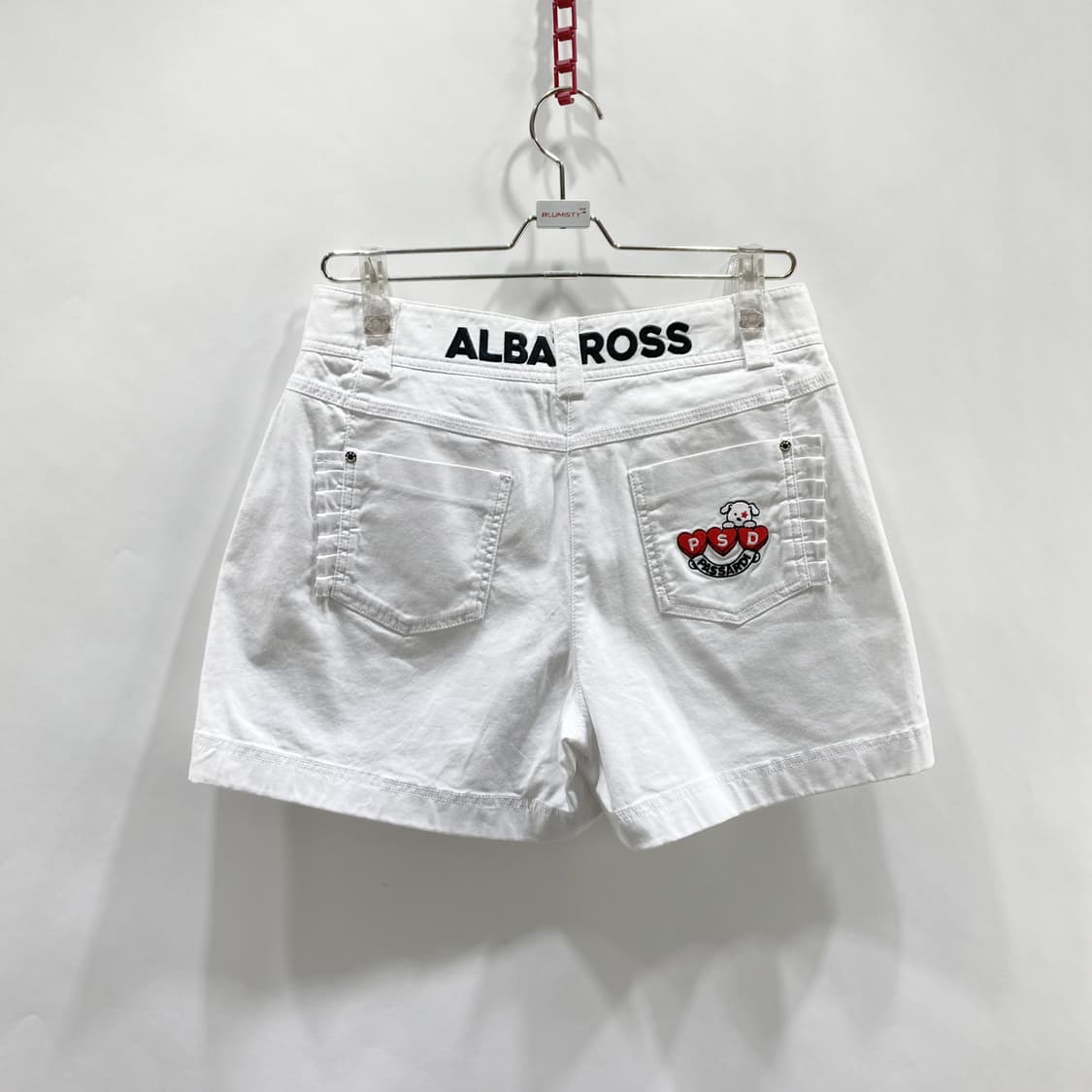 파사디 여성 와이드 면반바지 화이트 29  상품이미지2