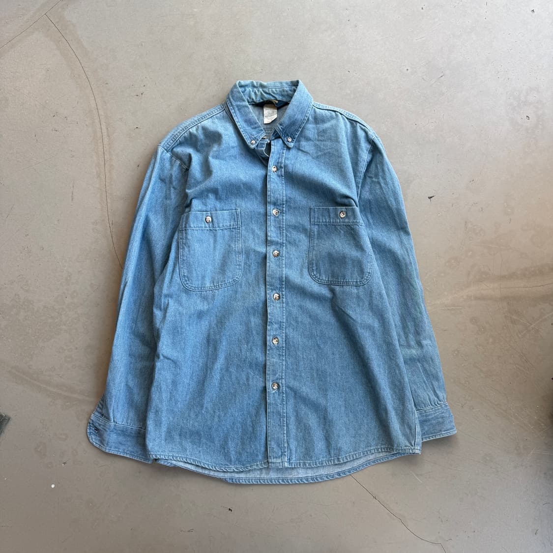 90s 오시코시 데님 셔츠 상품이미지2