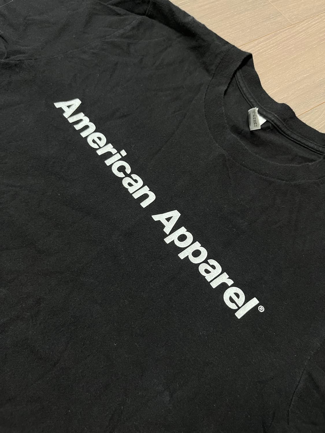 [American Apparel] 블랙 티셔츠 상품이미지2