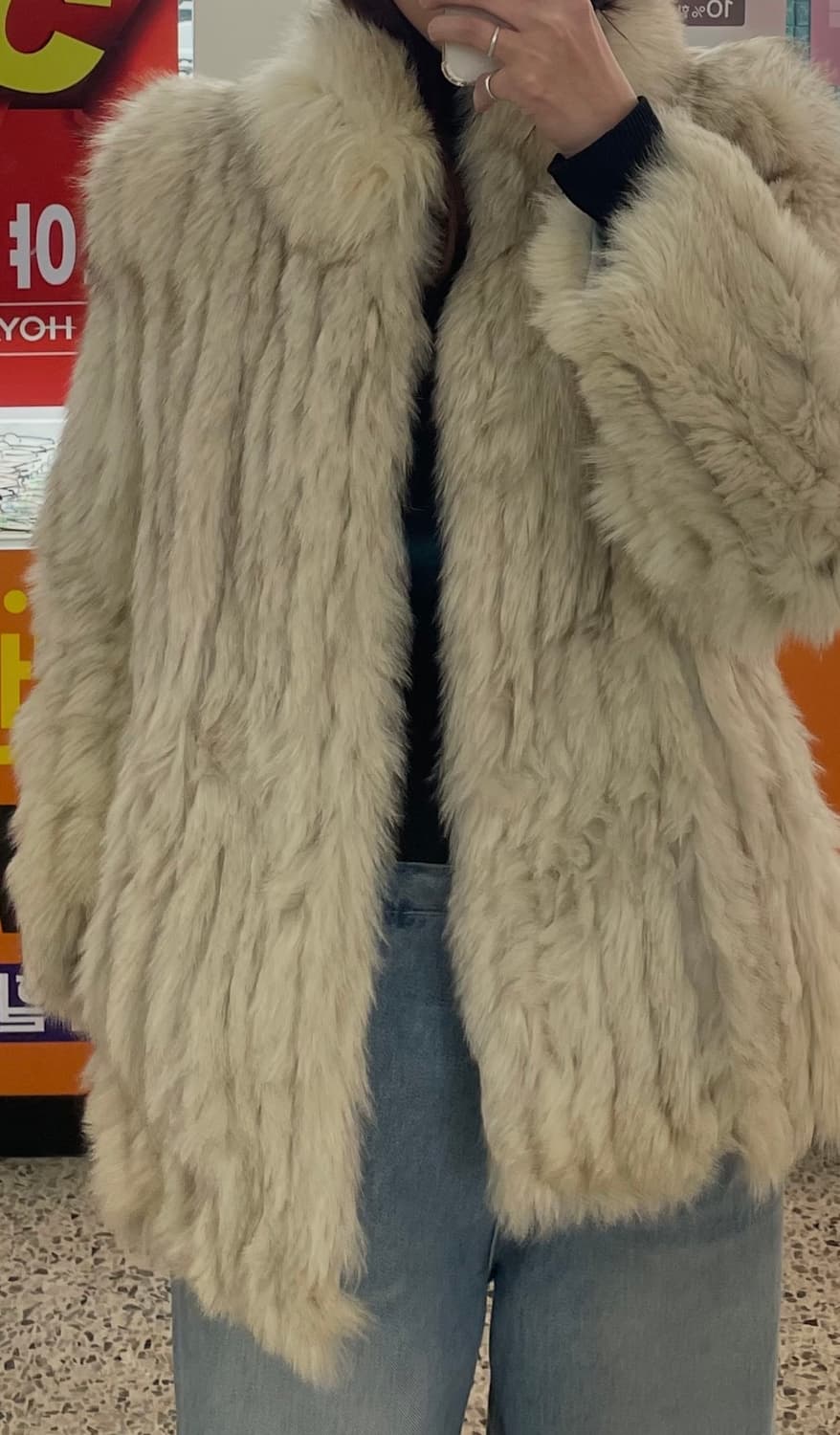 사가폭스 빈티지 퍼자켓 상품이미지3