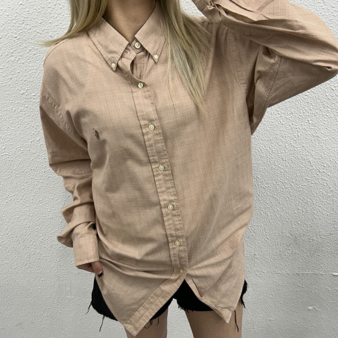 폴로 랄프로렌 브라운포니 베이지체크 셔츠 43 상품이미지1