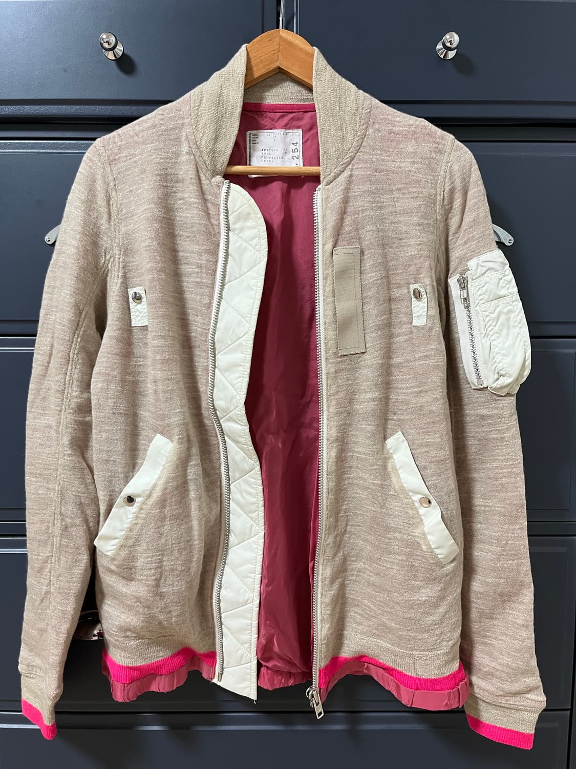 사카이 니트 ma-1 상품이미지1