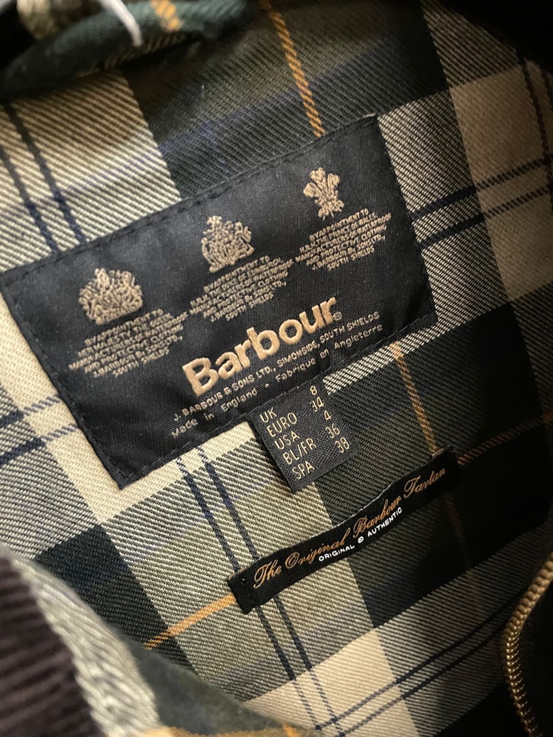 바버 비드넬 왁스 자켓 상품이미지6