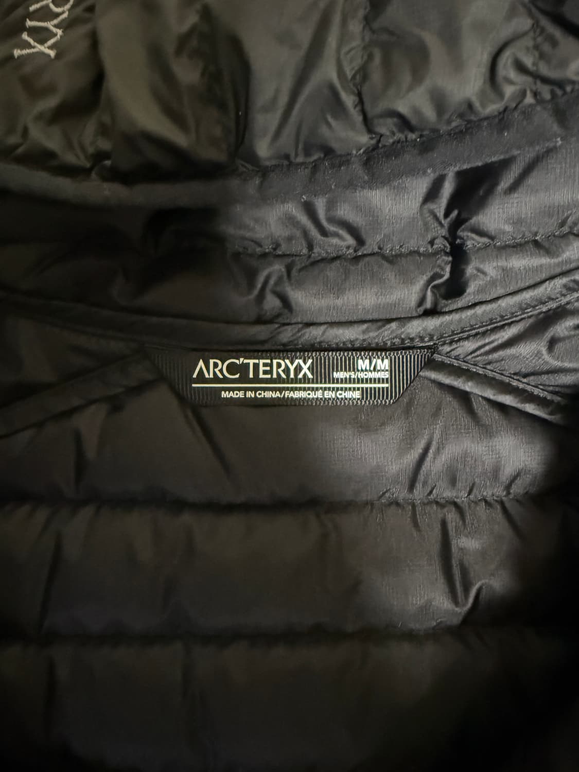 [M/M] 아크테릭스 세륨 하이브리드 후디 블랙 상품이미지5