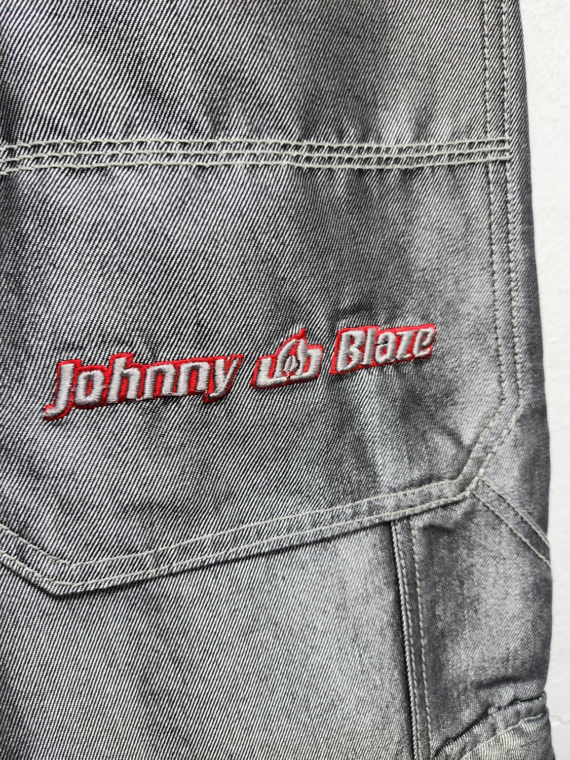 쟈니블레이즈 실버 카고 와이드 팬츠 상품이미지6