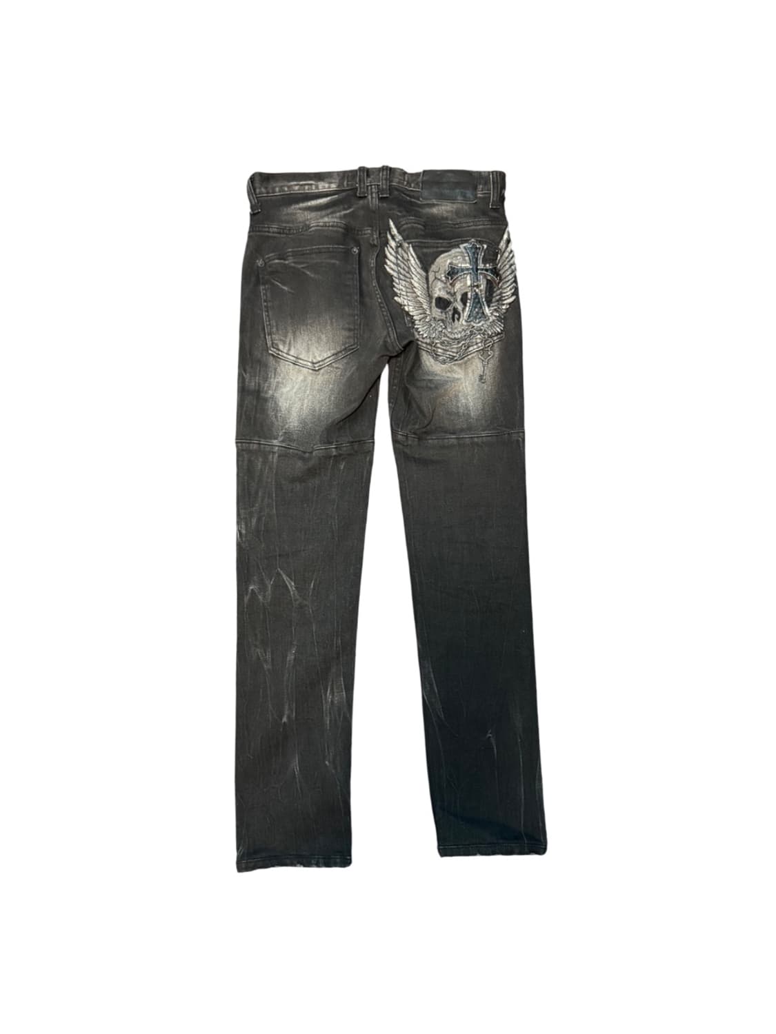 Skull Patch Design Barker Pants 상품이미지2