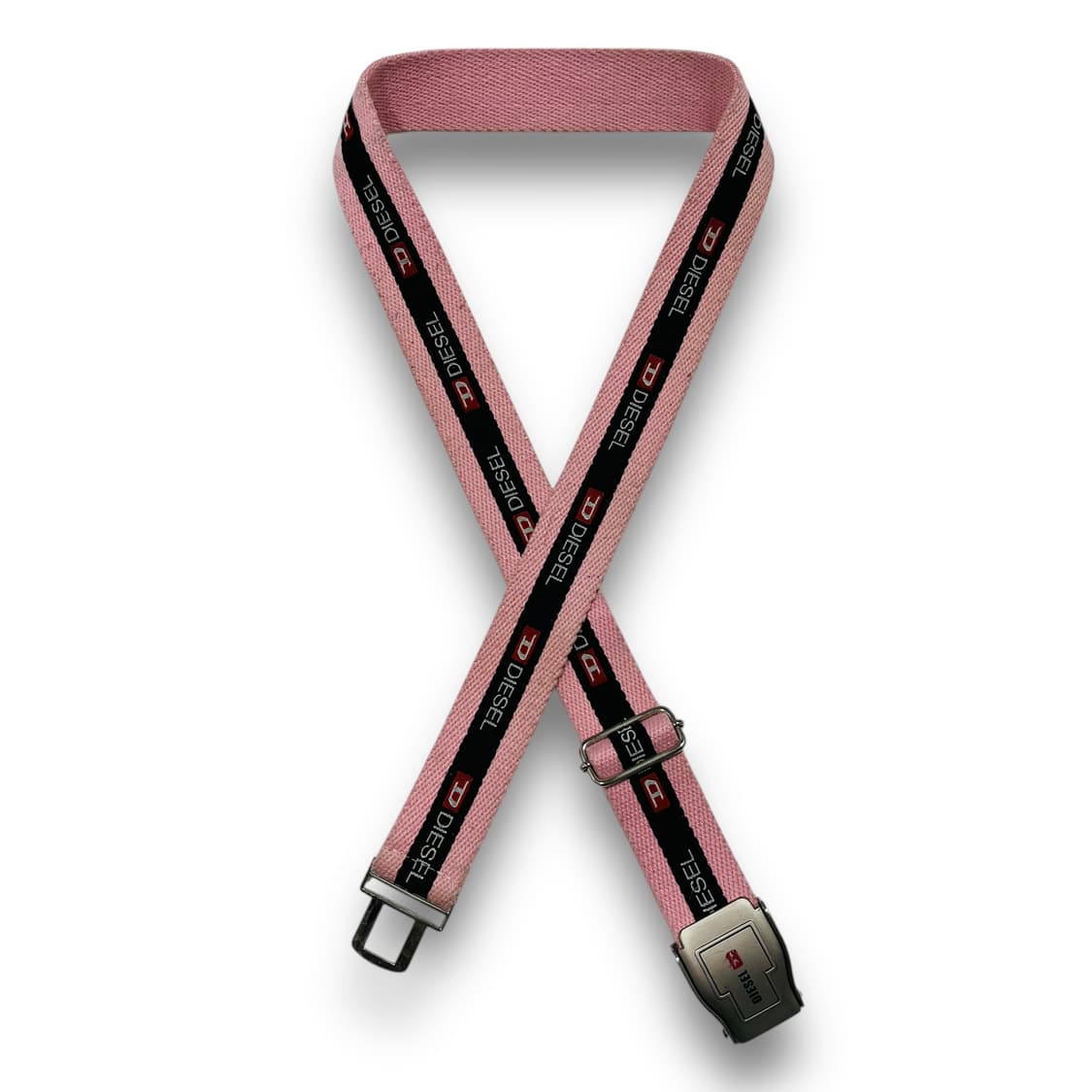 디젤 90s 안전벨트 모드 핑크 빈티지 테이핑 벨트 상품이미지1