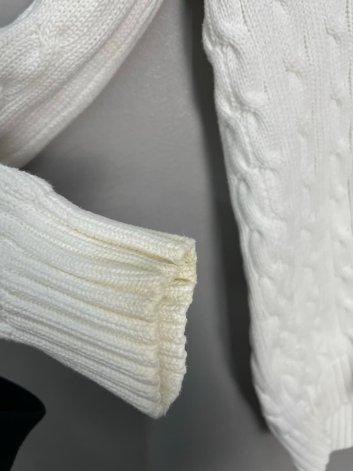 폴로 랄프로렌 브이넥 화이트 니트 H2358 상품이미지8