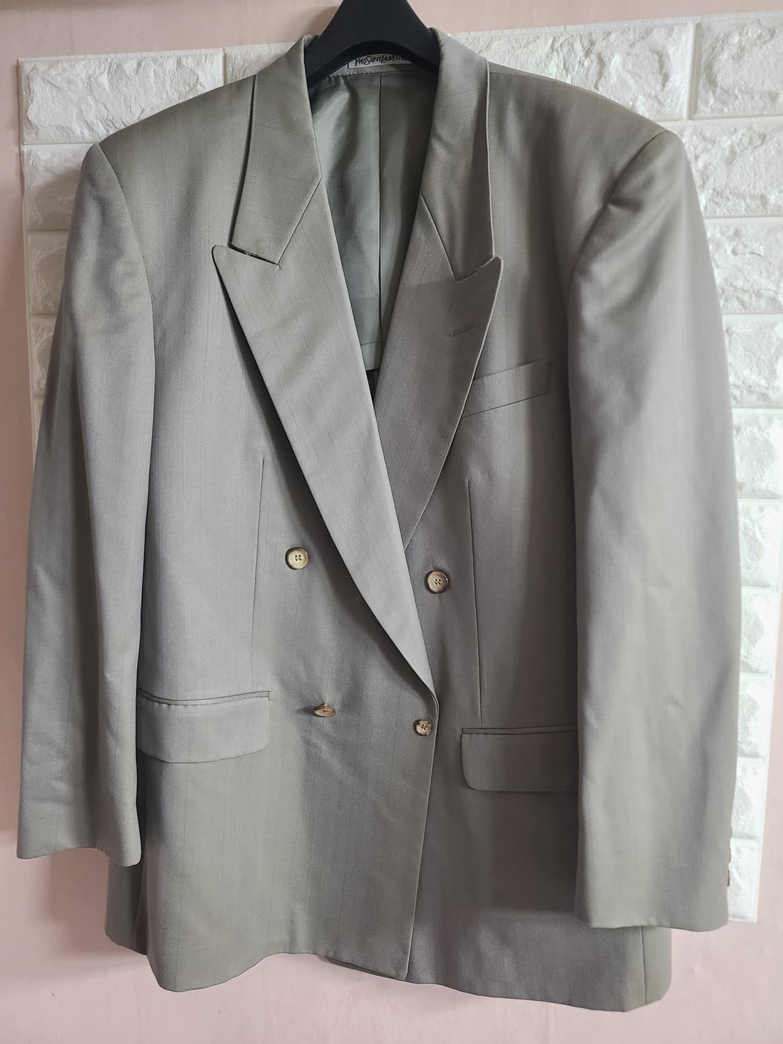 빈티지 입생로랑 더블 버튼 블레이저(100) 상품이미지1