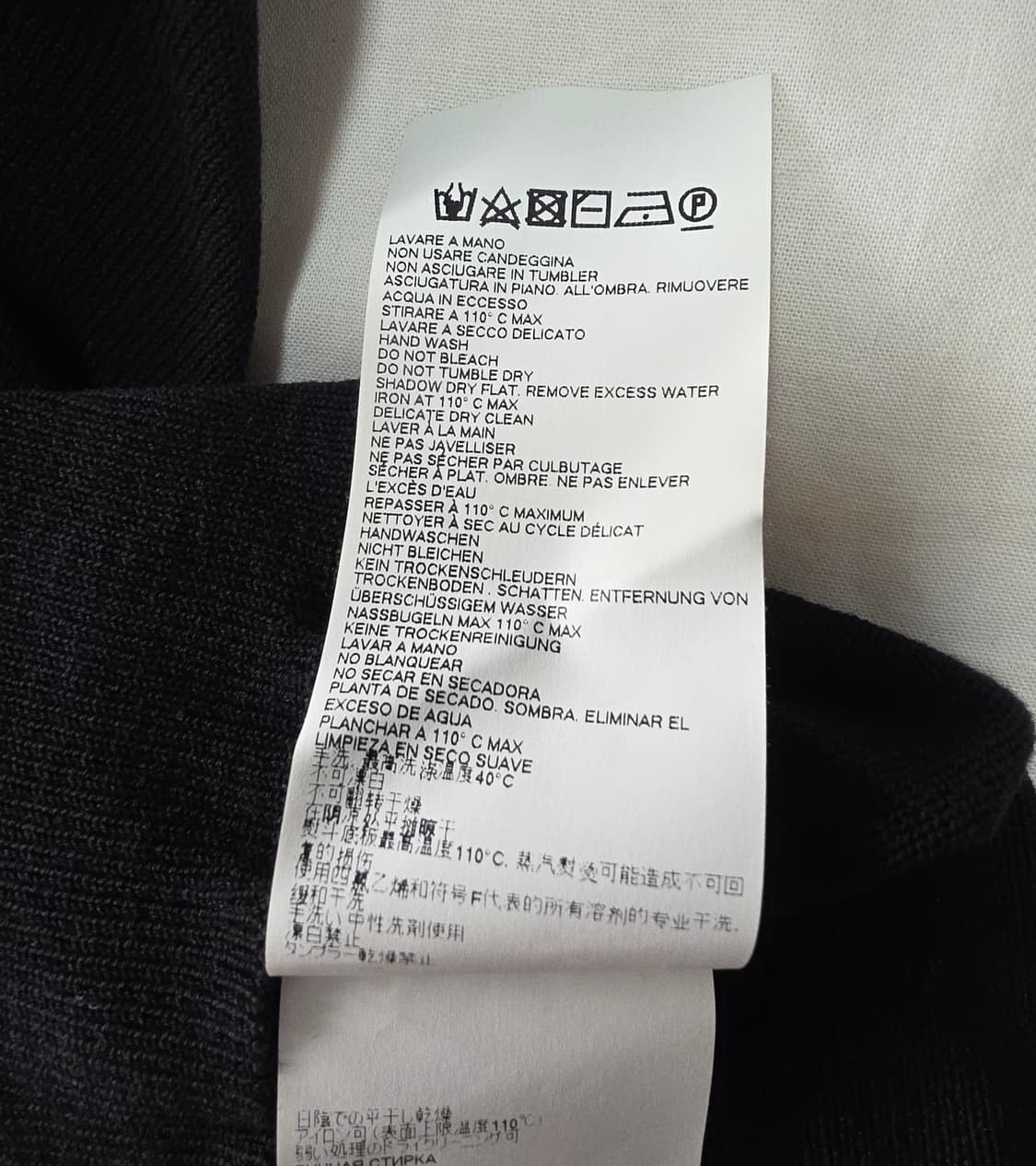 비비안 웨스트우드 코튼 스웨터 블랙 XL 상품이미지5