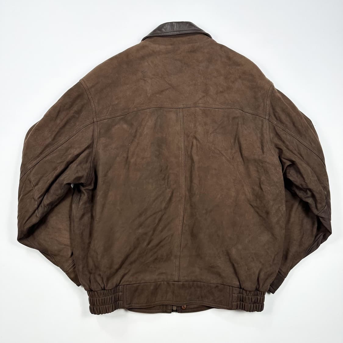 VTG 빈티지 스웨이드 브라운 블루종 자켓 (L) 상품이미지3