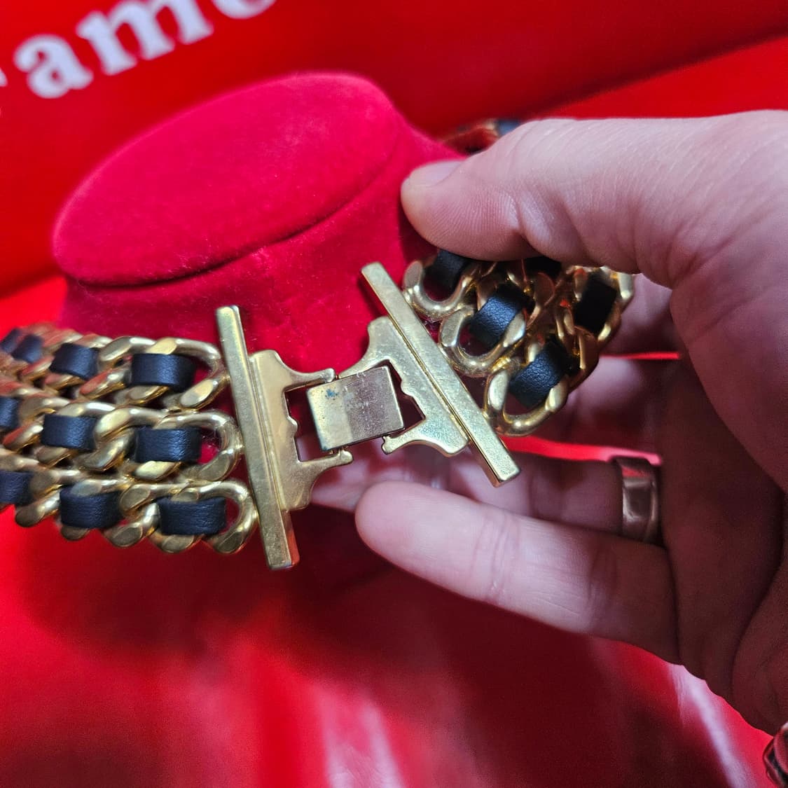 Vintage Gold Leather 레이어드 네크리스 상품이미지4