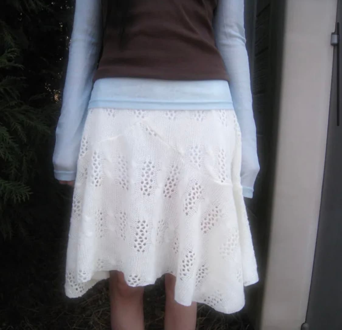 모리걸 st니트 스커트 상품이미지2