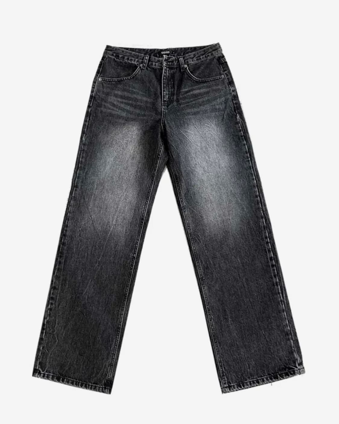 오도어 Nas raw wide denim in black 상품이미지3