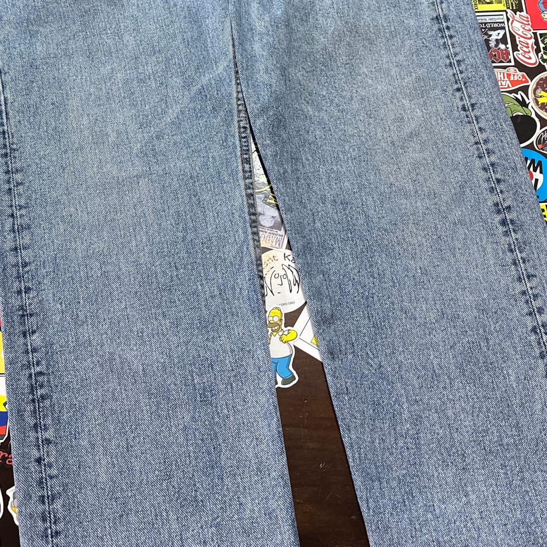 9~00s USA 리바이스 505 블루 진 데님 팬츠 38 상품이미지4