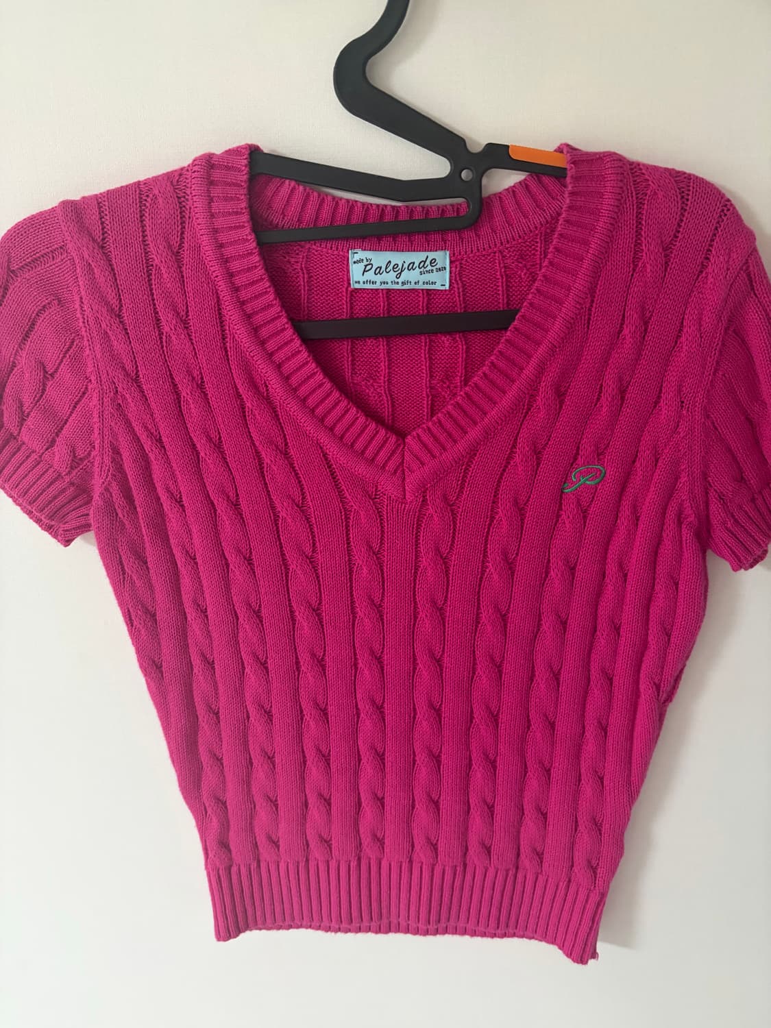 페일제이드 케이블 반팔 니트 상품이미지2