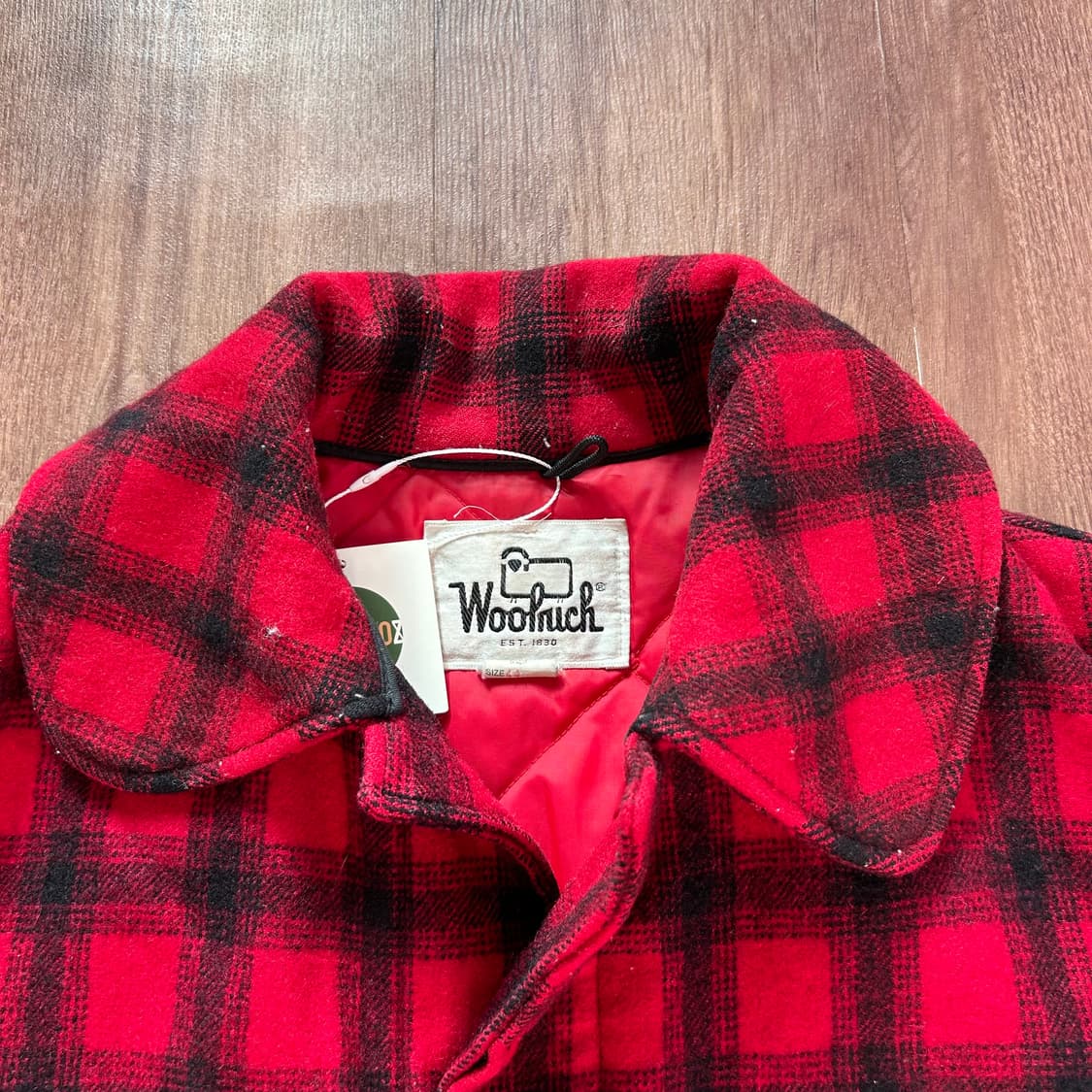 울리치 버팔로 체크 매키노 크루저 코트 USA 60s 상품이미지3